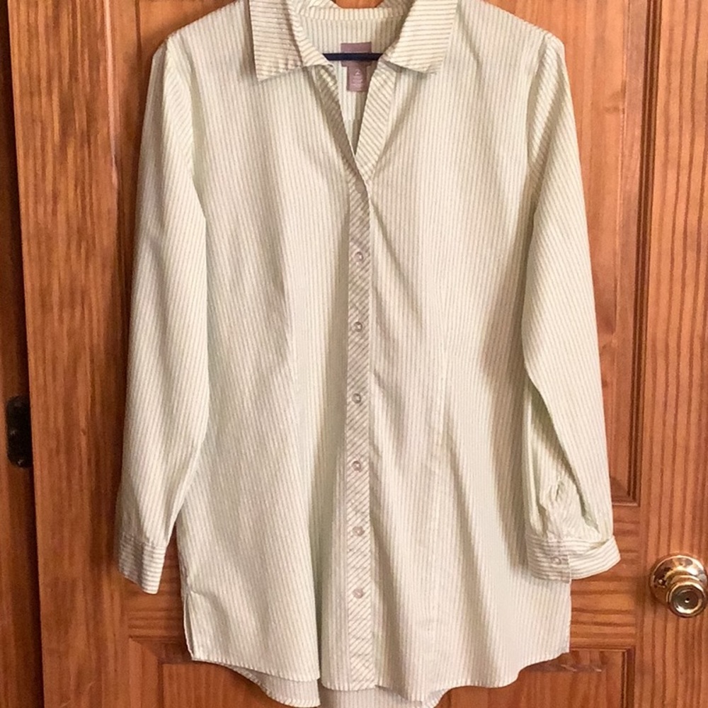 Chico’s cotton blend tunic